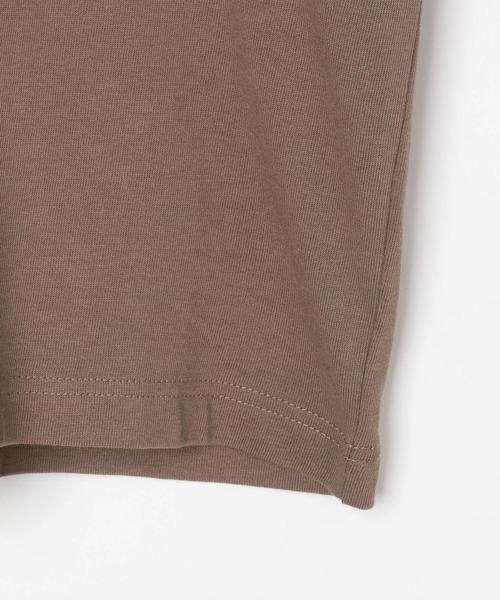 GLOBAL WORK Smile Seed Store（グローバルワーク スマイルシードストア）の「コットンＴシャツ長袖/キッズ（Tシャツ/カットソー・キッズ・モカ/ブラック/オフホワイト・120cm/130cm/140cm/110cm/100cm/150cm）」の9枚目の写真