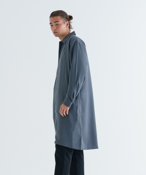 BRICK & SONS（ブリックアンドサンズ）の「ステンカラーロングシャツ 