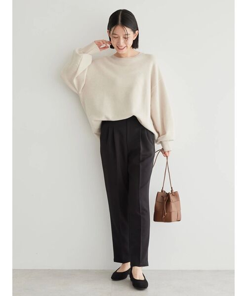 AMERICAN HOLIC(アメリカンホリック)の「美・美・美テーパードパンツ(その他パンツ・レディース・杢グレー/ブラック/チェック/ブラウン・XS/S/M/L)」の10枚目の写真