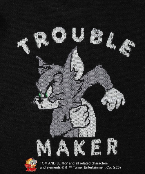 Right-on（ライトオン）の「ＴＯＭ ＡＮＤ ＪＥＲＲＹジャガードニット（ニット/セーター・レディース・オフホワイト/ブラック・L/M）」の18枚目の写真