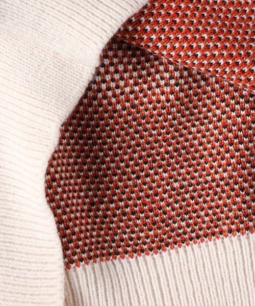 Right-on（ライトオン）の「ＴＯＭ ＡＮＤ ＪＥＲＲＹジャガードニット（ニット/セーター・レディース・オフホワイト/ブラック・L/M）」の19枚目の写真