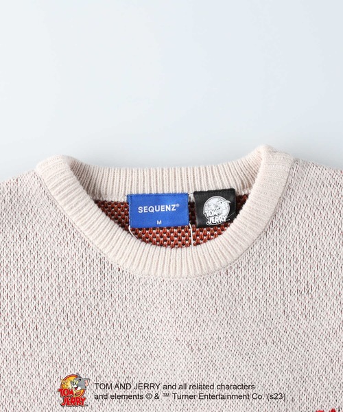 Right-on（ライトオン）の「ＴＯＭ ＡＮＤ ＪＥＲＲＹジャガードニット（ニット/セーター・レディース・オフホワイト/ブラック・L/M）」の21枚目の写真