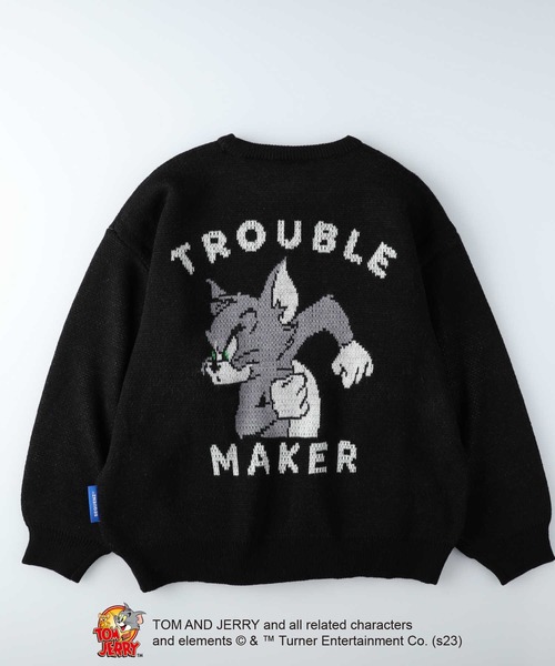 Right-on（ライトオン）の「ＴＯＭ ＡＮＤ ＪＥＲＲＹジャガードニット（ニット/セーター・レディース・オフホワイト/ブラック・L/M）」の12枚目の写真