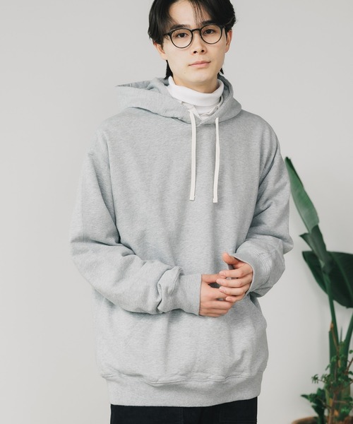 REIGNING CHAMP（レイニングチャンプ）の「REIGNING CHAMP/レイニングチャンプ MIDWEIGHT TERRY RELAXED HOODIE フーディー（パーカー・メンズ・ブラック/ヘザーグレー・M/L/XL）」の18枚目の写真