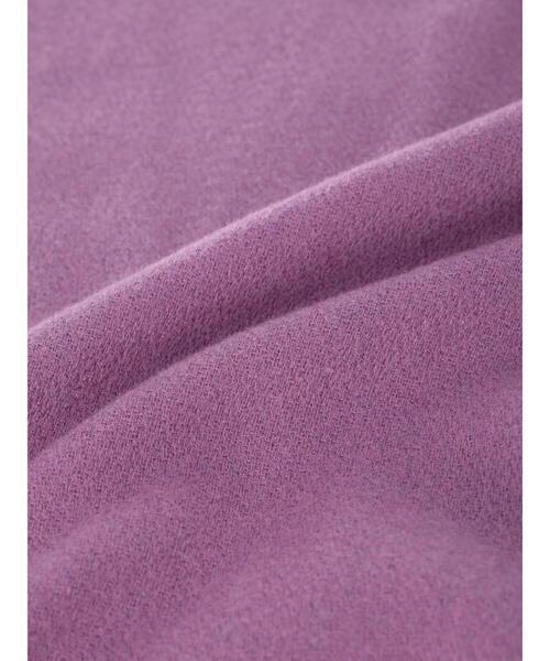 YECCA VECCA（イェッカヴェッカ）の「カシミアタッチストール（ストール/ショール・レディース・モカ/パープル/アイボリー・FREE）」の14枚目の写真