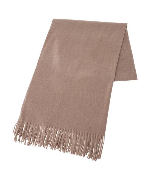 YECCA VECCA（イェッカヴェッカ）の「カシミアタッチストール（ストール/ショール・レディース・モカ/パープル/アイボリー・FREE）」の16枚目の写真