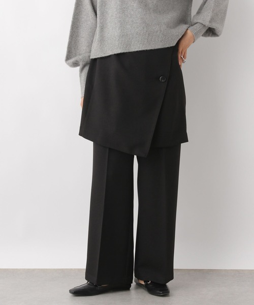 LEPSIM（レプシィム）の「ビスチェ＊スカートレイヤードパンツ　986273（その他パンツ・レディース・ブラック/グレー・FREE）」の2枚目の写真