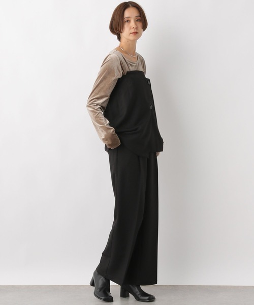 LEPSIM（レプシィム）の「ビスチェ＊スカートレイヤードパンツ　986273（その他パンツ・レディース・ブラック/グレー・FREE）」の9枚目の写真