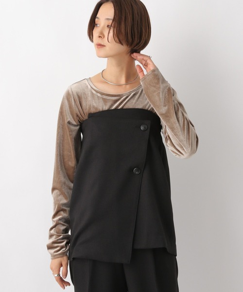 LEPSIM（レプシィム）の「ビスチェ＊スカートレイヤードパンツ　986273（その他パンツ・レディース・ブラック/グレー・FREE）」の10枚目の写真