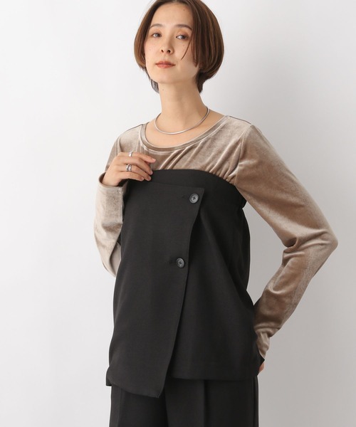 LEPSIM（レプシィム）の「ビスチェ＊スカートレイヤードパンツ　986273（その他パンツ・レディース・ブラック/グレー・FREE）」の12枚目の写真