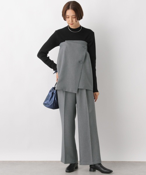 LEPSIM（レプシィム）の「ビスチェ＊スカートレイヤードパンツ　986273（その他パンツ・レディース・ブラック/グレー・FREE）」の13枚目の写真