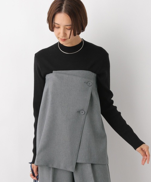 LEPSIM（レプシィム）の「ビスチェ＊スカートレイヤードパンツ　986273（その他パンツ・レディース・ブラック/グレー・FREE）」の16枚目の写真