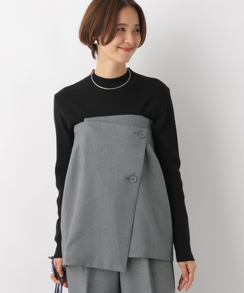 LEPSIM（レプシィム）の「ビスチェ＊スカートレイヤードパンツ　986273（その他パンツ・レディース・ブラック/グレー・FREE）」の17枚目の写真