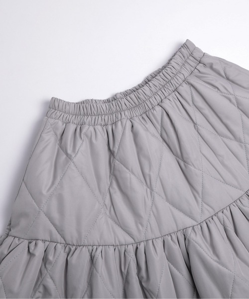 SUGAR BISKET（シュガービスケット）の「キルティングスカート（スカート・レディース・ブラック/グレー/ホワイト・フリー）」の14枚目の写真