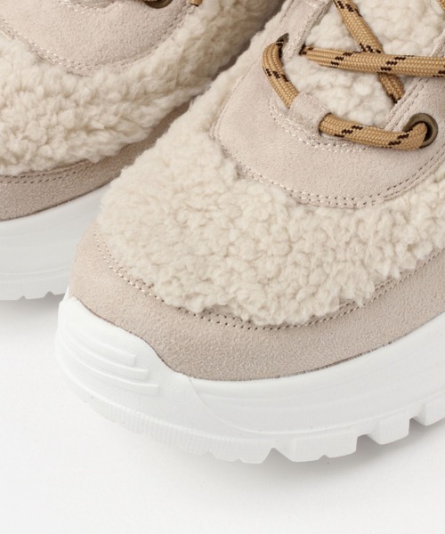 niko and...(ニコアンド)の「オリジナルマウンテンショートブーツ(ブーツ・レディース・ブラック/アイボリー・LARGE/MEDIUM)」の12枚目の写真