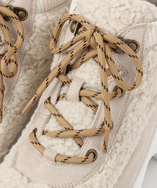 niko and...(ニコアンド)の「オリジナルマウンテンショートブーツ(ブーツ・レディース・ブラック/アイボリー・LARGE/MEDIUM)」の13枚目の写真