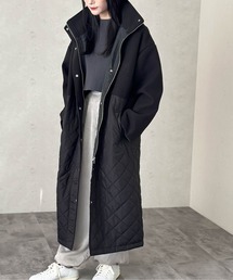 Per sist ence（パーシエンス）の「ダイヤキルト切替スタンドカラーコート（その他アウター）」