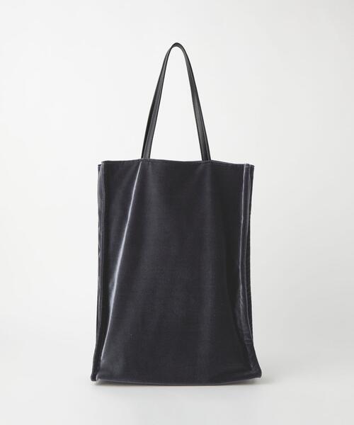 green label relaxing トートバッグ　ブラック green label relaxing トートバッグ シボ レザーライク ジップ