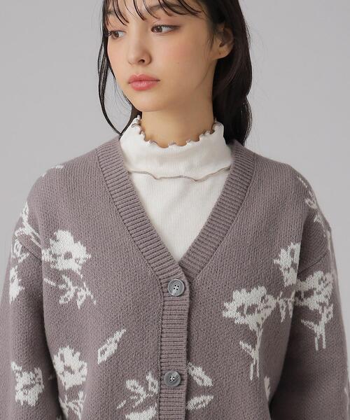 Cutie Blonde（キューティーブロンド）の「◇花柄ジャカードニット