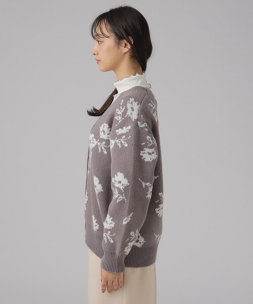 Cutie Blonde（キューティーブロンド）の「◇花柄ジャカードニット