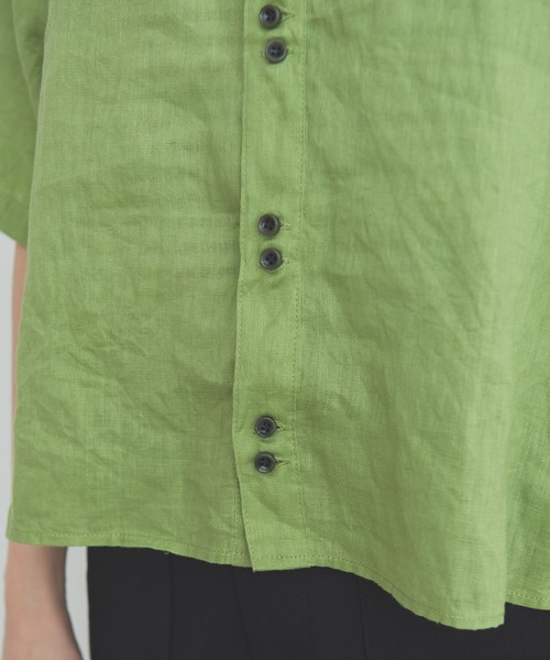 △60sフレンチリネン boy shirt（シャツ/ブラウス）｜bulle de savon