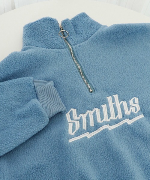 Miniministore（ミニミニストア）の「ボアトレーナー フロントジップ 韓国風 フリース（スウェット・レディース・アイボリー/ブルー/ブラック/モカ・フリー）」の12枚目の写真