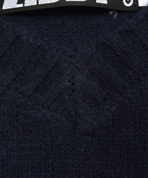 ZIDDY（ジディ）の「【 ニコ☆プチ 掲載 】ロゴジャガードニット(130~160cm)（ニット/セーター・キッズ・ネイビー/オフホワイト・FREE/130cm/140cm/150cm）」の15枚目の写真