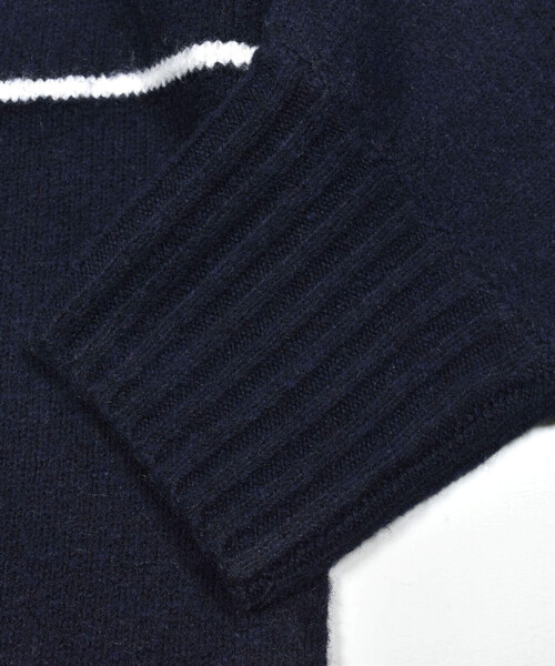 ZIDDY（ジディ）の「【 ニコ☆プチ 掲載 】ロゴジャガードニット(130~160cm)（ニット/セーター・キッズ・ネイビー/オフホワイト・FREE/130cm/140cm/150cm）」の17枚目の写真