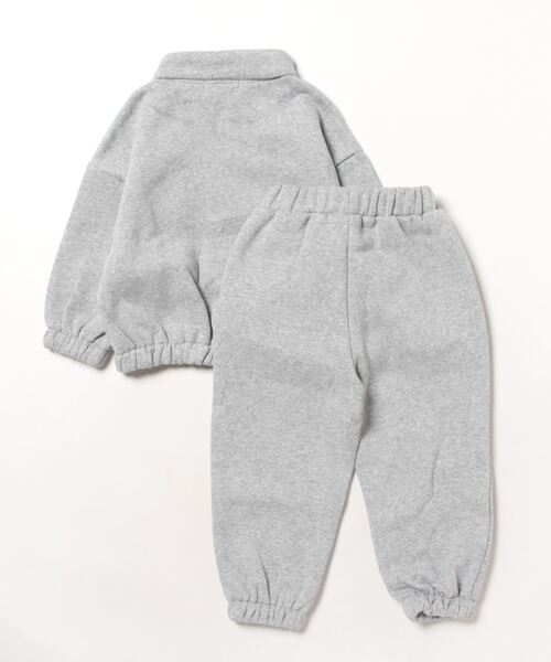 aimoha（アイモハ）の「【aimoha-KIDS-】子供服　カジュアル裏起毛スウェット上下セット (AW)（セットアップ・キッズ・ベージュ/グレー・110/120/130/140/100/90/80）」の3枚目の写真