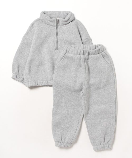 aimoha（アイモハ）の「【aimoha-KIDS-】子供服　カジュアル裏起毛スウェット上下セット (AW)（セットアップ・キッズ・ベージュ/グレー・110/120/130/140/100/90/80）」の13枚目の写真