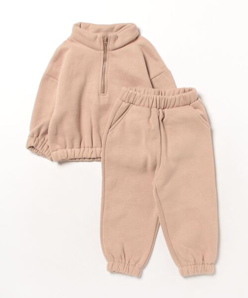 aimoha（アイモハ）の「【aimoha-KIDS-】子供服　カジュアル裏起毛スウェット上下セット (AW)（セットアップ・キッズ・ベージュ/グレー・110/120/130/140/100/90/80）」の14枚目の写真