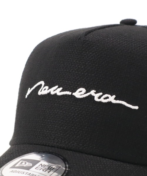 NEW ERA(ニューエラ)の「ニューエラ メッシュキャップ 9FORTYA-Frame 綿麻(キャップ・メンズ・ブラック/ベージュ・FREE)」の6枚目の写真