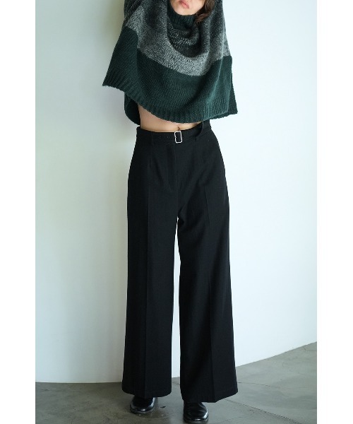 CLANE（クラネ）の「CLANE/クラネ/BELTED WIDE PANTS（その他
