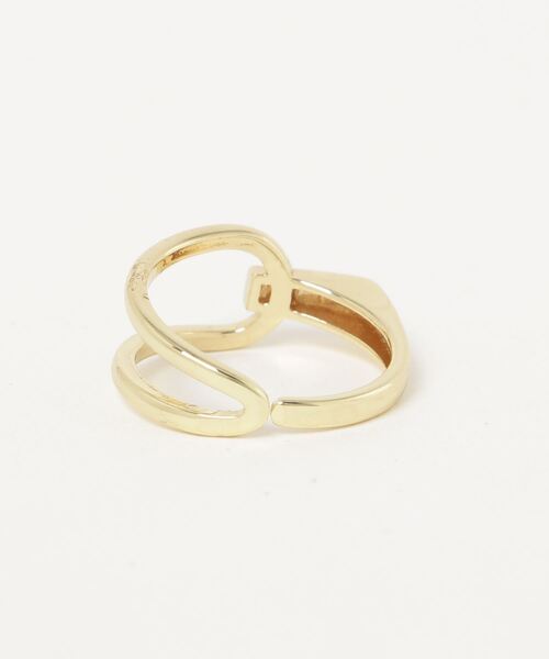 LYEON（リヨン）の「アシンメトリーフックメタルリング（リング・レディース・シルバー/ゴールド・FREE）」の6枚目の写真