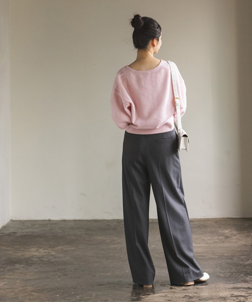 Noble（ノーブル）の「《追加》カシミヤウールショートVプル