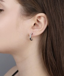 CEMONEMO（セモネモ）の「【金属アレルギー対応】 ジルコニア フープピアス / サージカルステンレス 316L（ピアス（両耳用））」