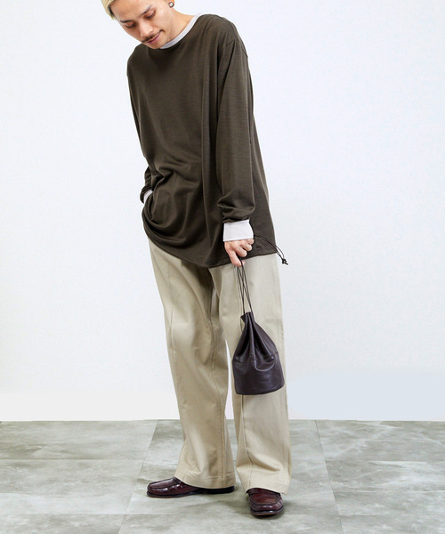 韓国仕入れ レザー 牛革 スエード 巾着 バケツ ハンドバッグBAG 韓国仕入れ レザー 牛革 スエード 巾着 バケツ ハンドバッグBAG
