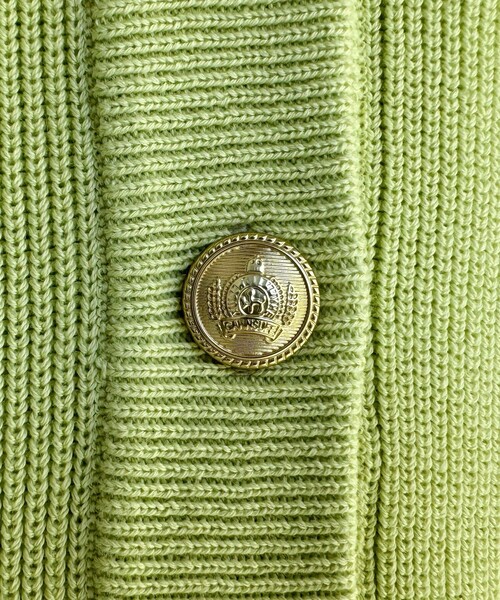 fredy emue（フレディエミュ）の「FR刺繍ミディ片畦カーディガン（カーディガン/ボレロ・レディース・ライトグリーン/ピンク/グレー/ライトベージュ・38）」の16枚目の写真