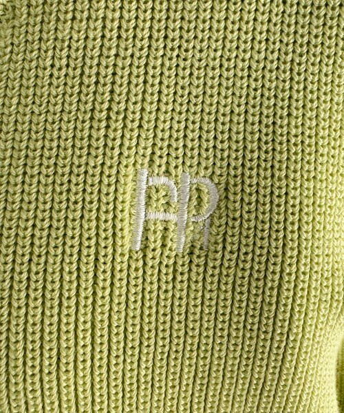 fredy emue（フレディエミュ）の「FR刺繍ミディ片畦カーディガン（カーディガン/ボレロ・レディース・ライトグリーン/ピンク/グレー/ライトベージュ・38）」の17枚目の写真