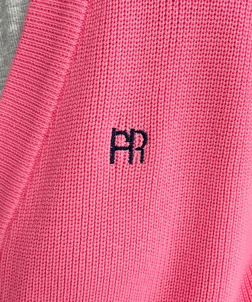 fredy emue（フレディエミュ）の「FR刺繍ミディ片畦カーディガン（カーディガン/ボレロ・レディース・ライトグリーン/ピンク/グレー/ライトベージュ・38）」の18枚目の写真