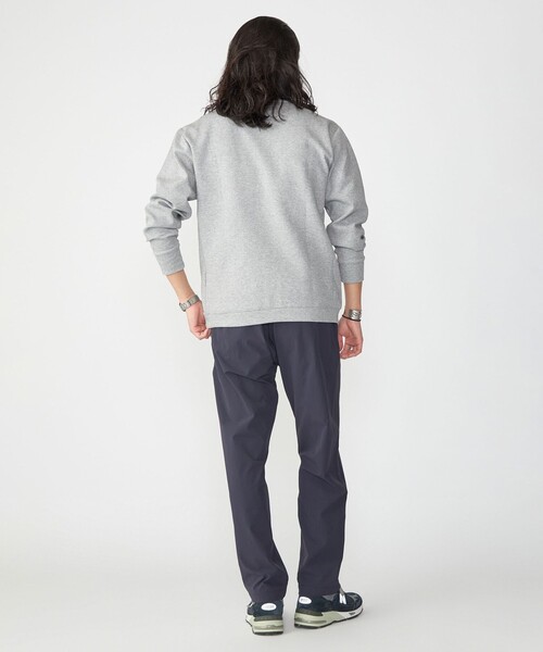 SHIPS（シップス）の「【WEB限定】SHIPS: テレワーク ビズ ワンポイントロゴ ハイゲージ ダブルニット スウェット（スウェット・メンズ・ブラック/グレー/ベージュ/ナチュラル・SMALL/MEDIUM/LARGE/X-LARGE）」の12枚目の写真