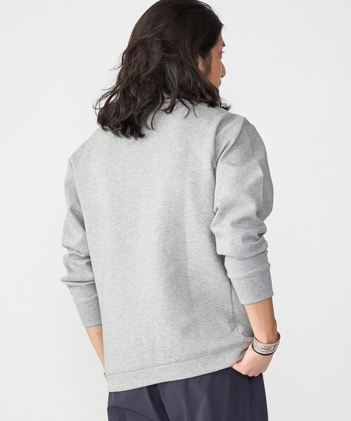 SHIPS（シップス）の「【WEB限定】SHIPS: テレワーク ビズ ワンポイントロゴ ハイゲージ ダブルニット スウェット（スウェット・メンズ・ブラック/グレー/ベージュ/ナチュラル・SMALL/MEDIUM/LARGE/X-LARGE）」の17枚目の写真