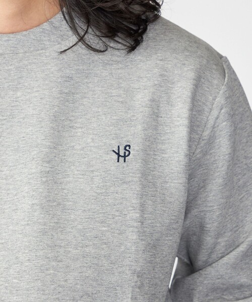 SHIPS（シップス）の「【WEB限定】SHIPS: テレワーク ビズ ワンポイントロゴ ハイゲージ ダブルニット スウェット（スウェット・メンズ・ブラック/グレー/ベージュ/ナチュラル・SMALL/MEDIUM/LARGE/X-LARGE）」の20枚目の写真