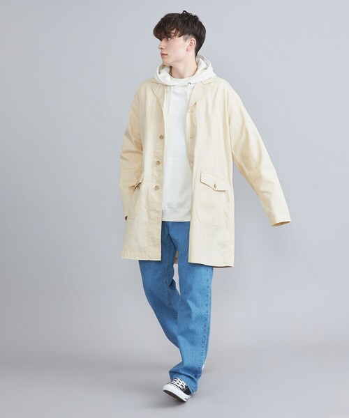coen（コーエン）の「ショップコート（ステンカラーコート・メンズ・ダークグレー/コバルトブルー/ネイビー/オフホワイト・S/M/L）」の22枚目の写真