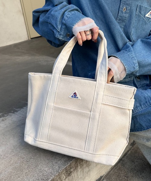 GEVACO（ゲバコ）の「【GEVACO / ゲバコ】キャンバストートバッグ（トートバッグ・メンズ・ブラック/ブルー/グリーン/アイボリー・ONE SIZE）」の2枚目の写真