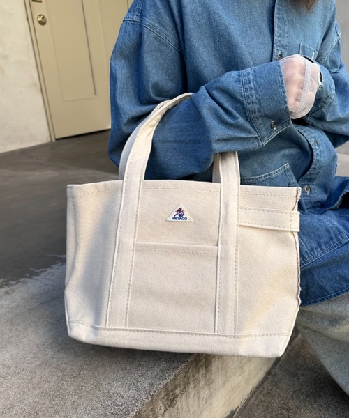 GEVACO（ゲバコ）の「【GEVACO / ゲバコ】キャンバストートバッグ（トートバッグ・メンズ・ブラック/ブルー/グリーン/アイボリー・ONE SIZE）」の5枚目の写真