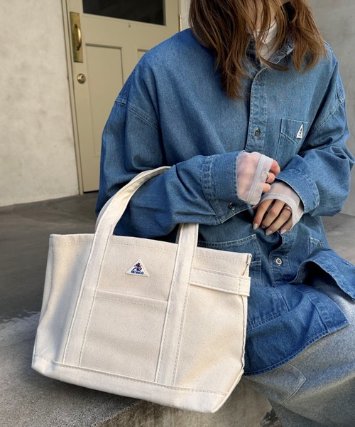 GEVACO（ゲバコ）の「【GEVACO / ゲバコ】キャンバストートバッグ（トートバッグ・メンズ・ブラック/ブルー/グリーン/アイボリー・ONE SIZE）」の6枚目の写真