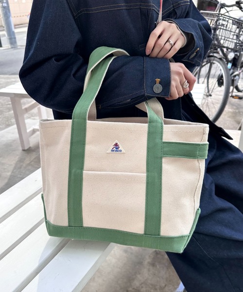 GEVACO（ゲバコ）の「【GEVACO / ゲバコ】キャンバストートバッグ（トートバッグ・メンズ・ブラック/ブルー/グリーン/アイボリー・ONE SIZE）」の11枚目の写真