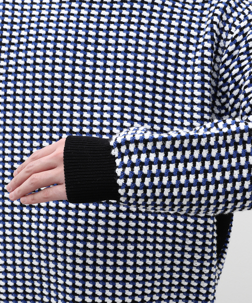 EDIFICE（エディフィス）の「Menta ツイード プルオーバー（ニット/セーター・メンズ・イエロー/ブルー/ブラック・LARGE/MEDIUM）」の11枚目の写真