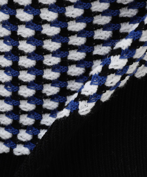 EDIFICE（エディフィス）の「Menta ツイード プルオーバー（ニット/セーター・メンズ・イエロー/ブルー/ブラック・LARGE/MEDIUM）」の15枚目の写真